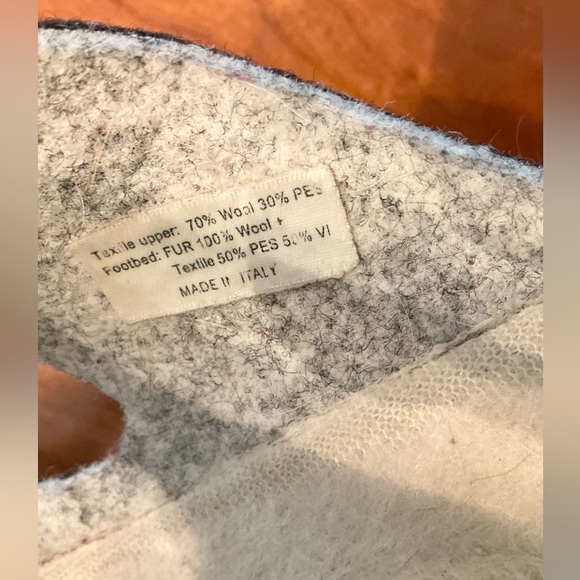 Birkenstock Arizona Gray Wool Sandals - Picture 9 of 16